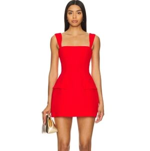 Amanda Uprichard Red Mini Dress/Romper